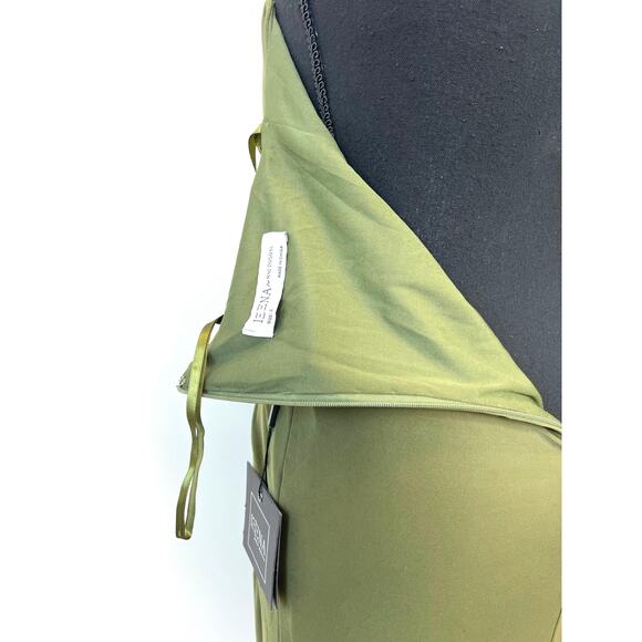 Mac Duggal Olive Green One-Shoulder Maxi Dress - Picture 6 of 6